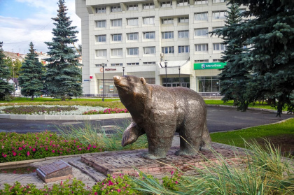 Скульптура «Легенда о Пермском медведе»